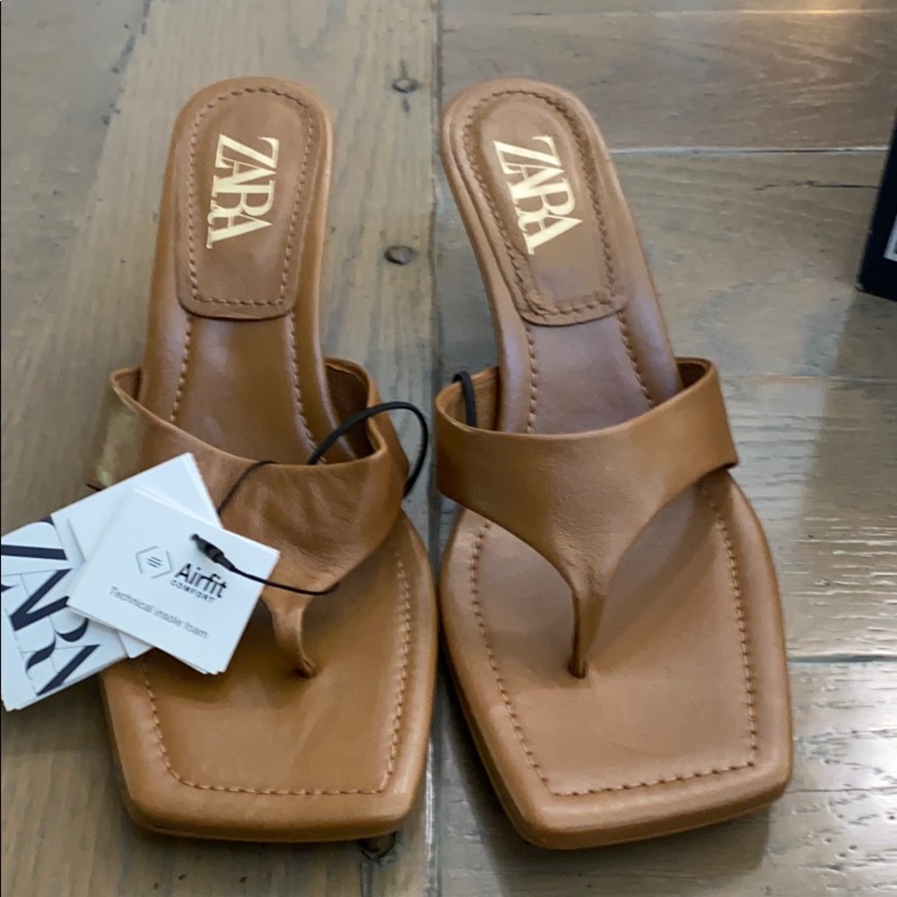 Zara high heel sandals NWT